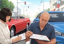 Constat amiable : les erreurs qui compliquent l’indemnisation Deux conducteurs remplissant un constat amiable après un accident