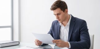 Assureur auto qui refuse d’indemniser : les recours possibles Personne examinant une lettre de refus d indemnisation avec un constat d accident