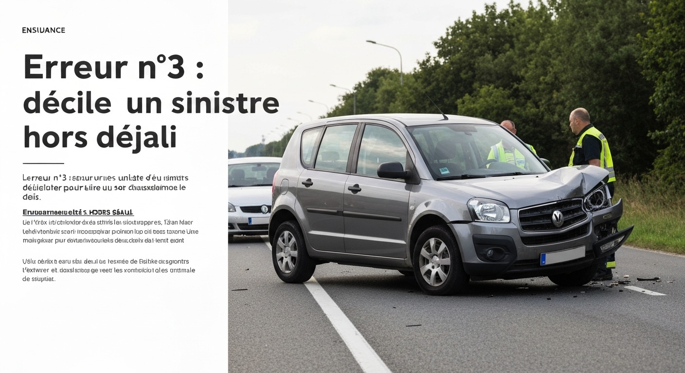Erreur n°3 : déclarer un sinistre hors délai