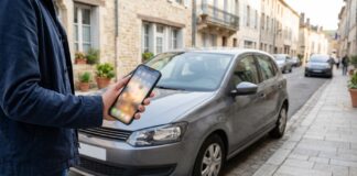 Assurance auto par abonnement sans engagement : le vrai bon plan ? Conducteur consultant une application mobile pour gérer son assurance auto sans engagement