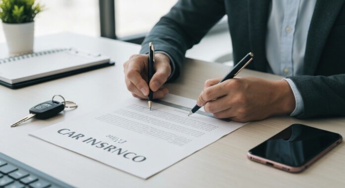 Changer d'assureur auto en cours d'année Signature d'un nouveau contrat d'assurance auto lors d'un changement d'assureur