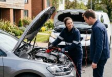 Garantie assistance 0 km en assurance auto : ce qu’elle couvre vraiment Dépannage assistance 0 km assurance auto à domicile, câble de démarrage sur une batterie